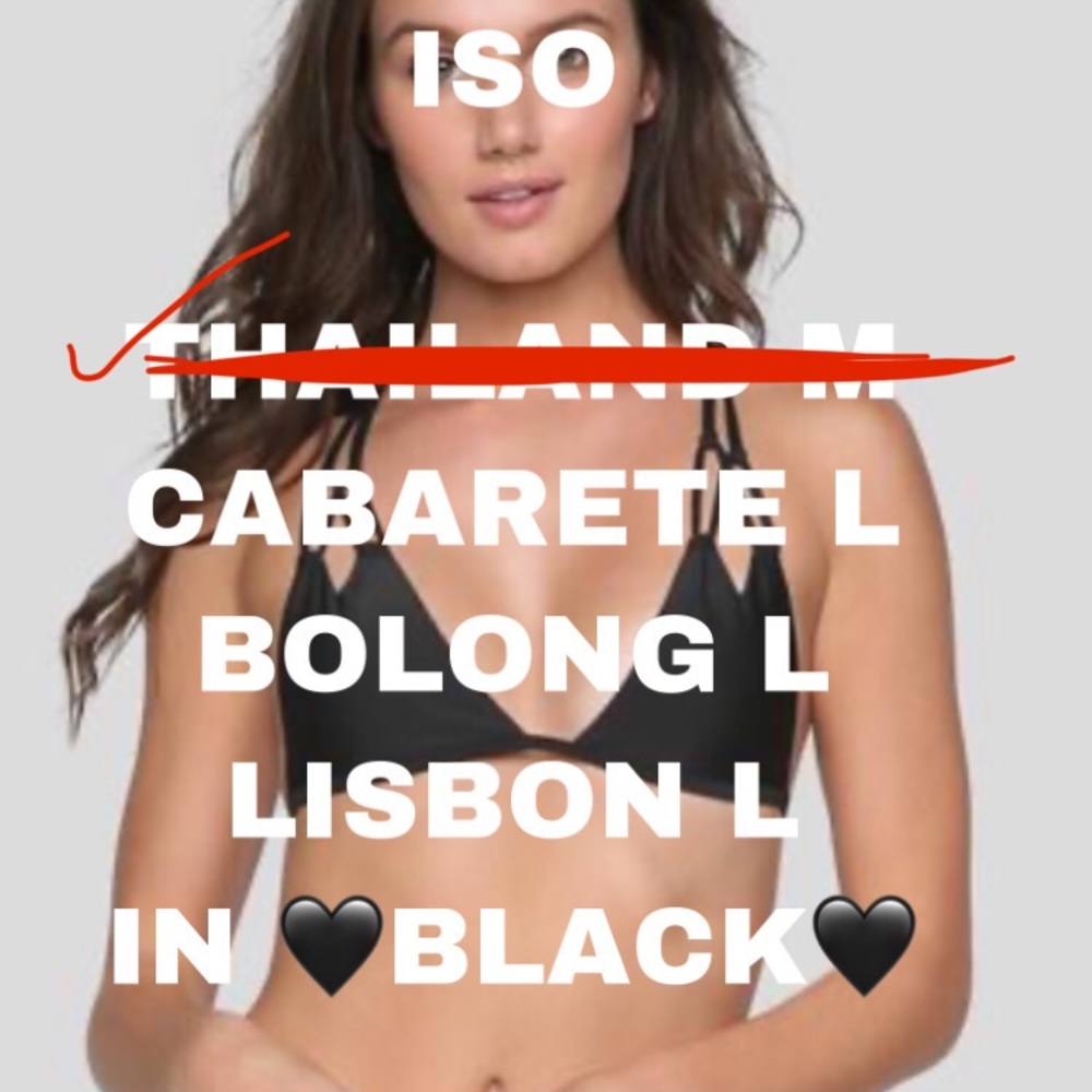 ISO these acacia tops in BLACK ONLY!